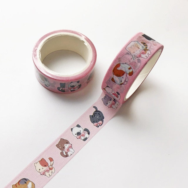 Kawaii Cartoon Decorative Tape (6 designs)