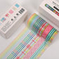 Grid Marble Washi Tape Set