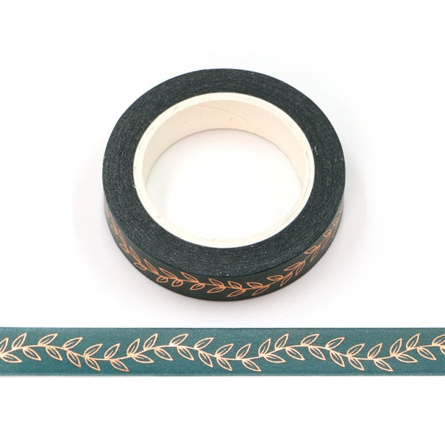 Vintage Fall Foiled Washi Tape