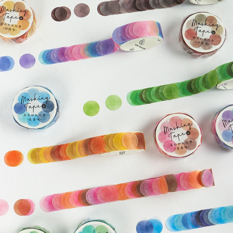 Circle Dot Washi Tape (7 colours)