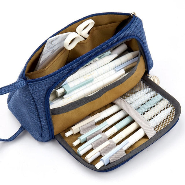 Large Multi-Compartment Pencil Case