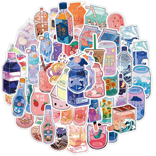 Cute Drinks Stickers