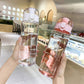 Transparent Plastic 'Hello Water' Water Bottle