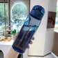 Transparent Plastic 'Hello Water' Water Bottle