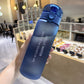 Transparent Plastic 'Hello Water' Water Bottle