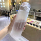 Transparent Plastic 'Hello Water' Water Bottle