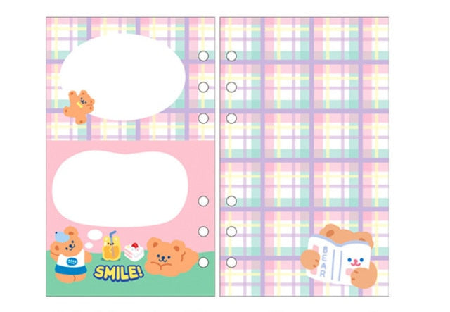 A6 Notebook Kawaii Refills