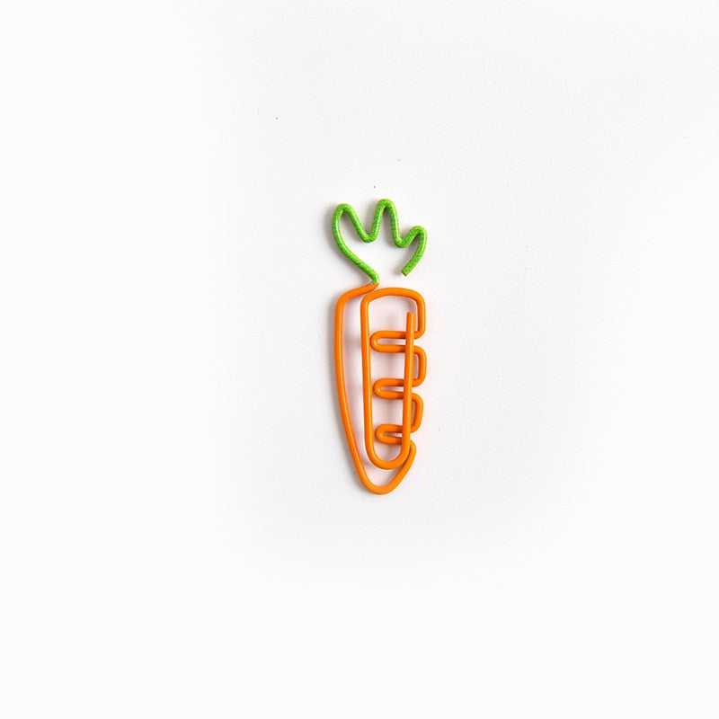 Kawaii Vegetable Paper Clips